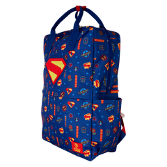superman all-over print full-size backpack