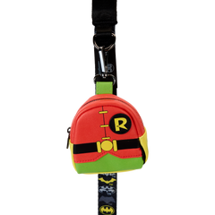 dc comics batman™ 85th anniversary robin treat & disposable bag holder