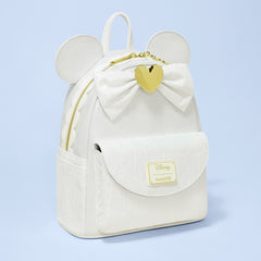 minnie mouse iridescent lace wedding mini backpack