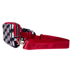 demon slayer all-over print sling crossbody bag with coin bag