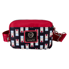 demon slayer all-over print sling crossbody bag with coin bag