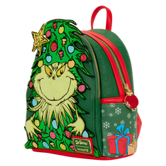 dr. seuss how the grinch stole christmas! tree light up plush mini backpack