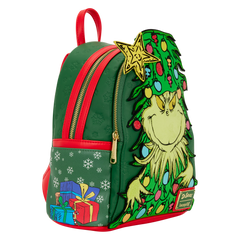 dr. seuss how the grinch stole christmas! tree light up plush mini backpack