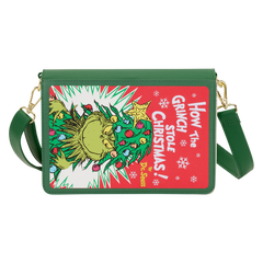 dr. seuss how the grinch stole christmas! holiday color-in crossbody bag