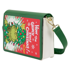 dr. seuss how the grinch stole christmas! holiday color-in crossbody bag