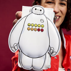 big hero 6 10th anniversary baymax pain scale large card holder