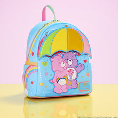 care bears cheer bear & share bear rainbow umbrella mini backpack