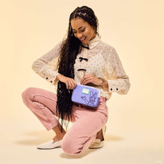 daisy duck 85th anniversary sling crossbody bag with coin bag