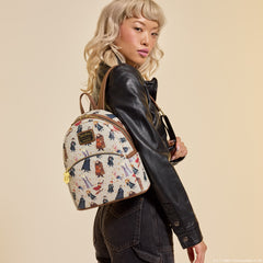 harry potter hogwarts all-over print mini backpack