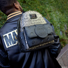 marvel 85th anniversary all-over print logo mini backpack