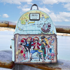 one piece 25th anniversary straw hat pirates mini backpack