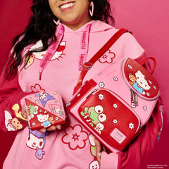 sanrio hello kitty & friends color block mini backpack