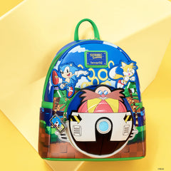 sonic the hedgehog light up mini backpack