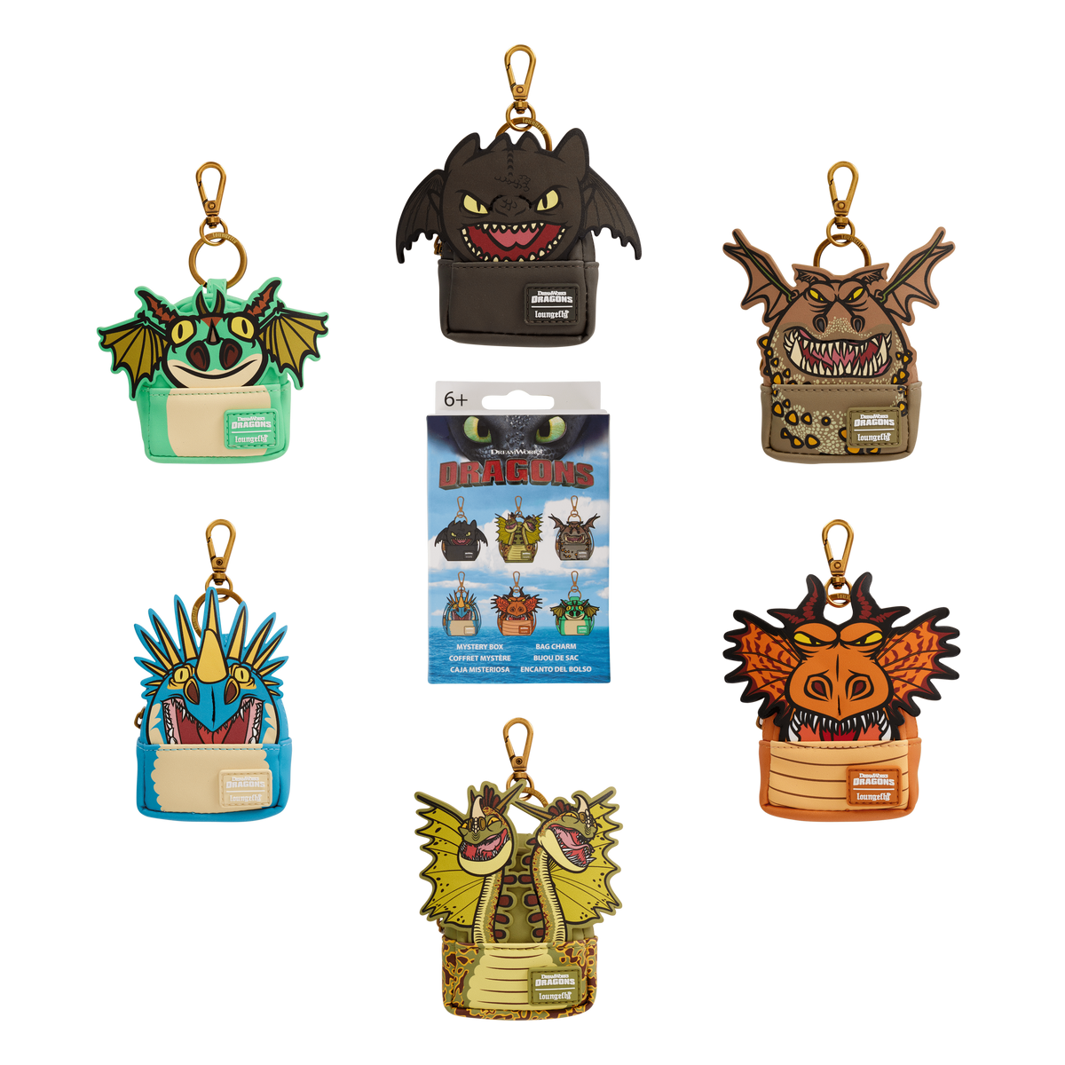 how to train your dragon cosplay mystery mini backpack keychain charm