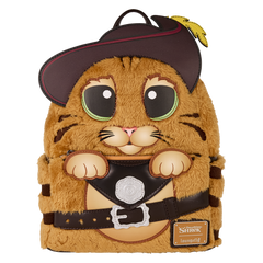 shrek puss in boots plush cosplay mini backpack