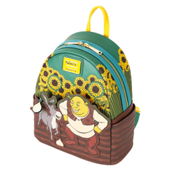 shrek & donkey sunflower field mini backpack