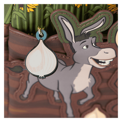 shrek & donkey sunflower field mini backpack