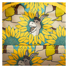 shrek & donkey sunflower field mini backpack