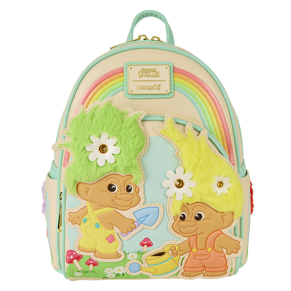 classic trolls plush glitter mini backpack