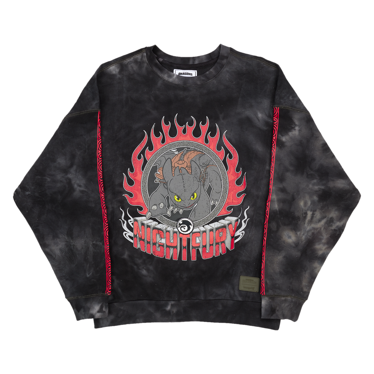 how to train your dragon night fury crewneck sweatshirt