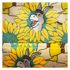 shrek & donkey sunflower field crossbody bag