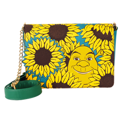 shrek & donkey sunflower field crossbody bag