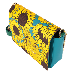 shrek & donkey sunflower field crossbody bag