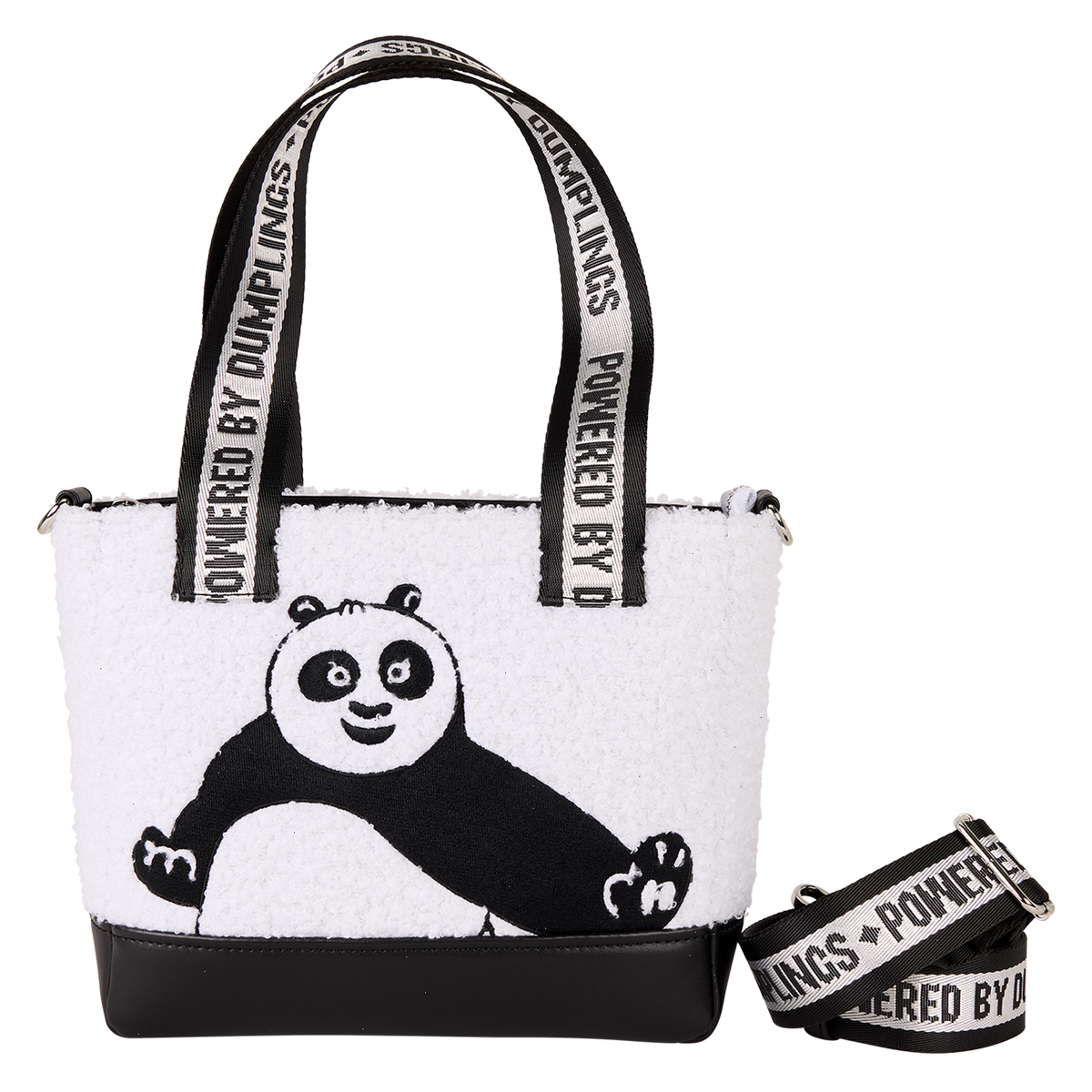 kung fu panda sherpa mini tote crossbody bag