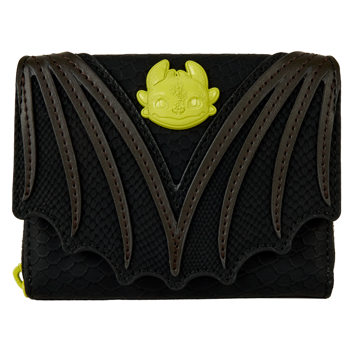 how to train your dragon night fury trifold wallet