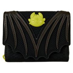 how to train your dragon night fury trifold wallet
