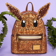 pokémon exclusive eevee sequin cosplay mini backpack