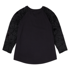 elvira, mistress of the dark glow unisex raglan tee