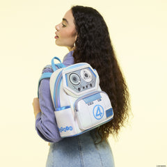 fantastic four h.e.r.b.i.e. cosplay mini backpack