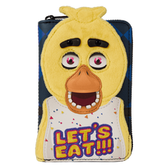 five nights at freddy's chica plush cosplay zip around wallet