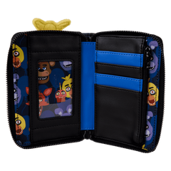 five nights at freddy's chica plush cosplay zip around wallet