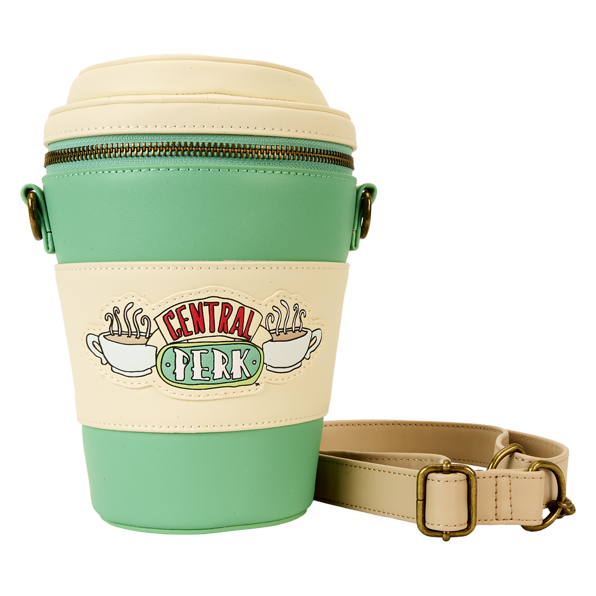 friends central perk to-go coffee cup figural scented crossbody bag