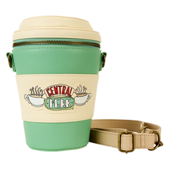 friends central perk to-go coffee cup figural scented crossbody bag