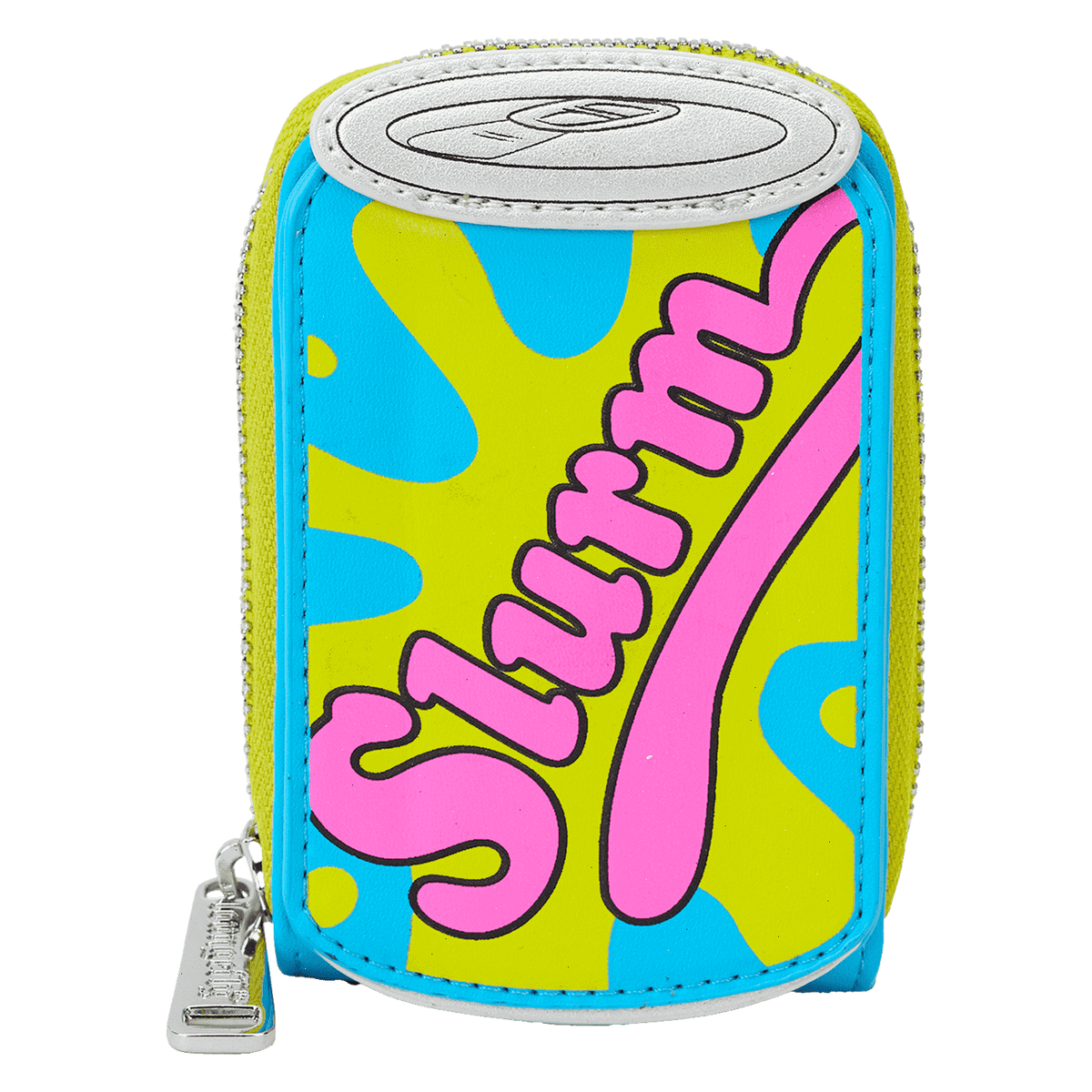 wondercon limited edition futurama slurm glow accordion zip around wallet