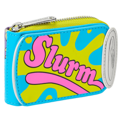 wondercon limited edition futurama slurm glow accordion zip around wallet