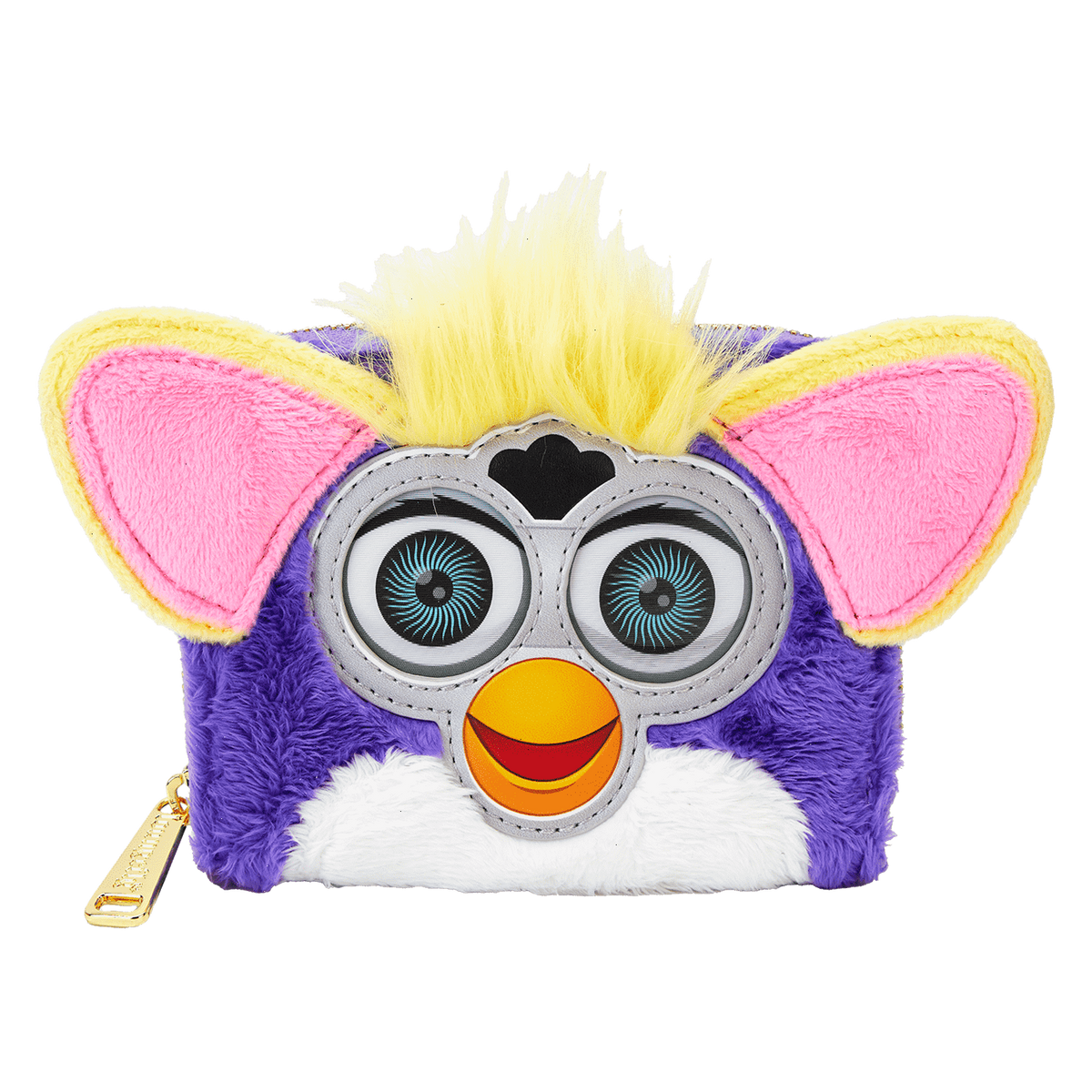 furby plush cosplay lenticular zip around wallet