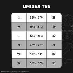 universal monsters the bride of frankenstein unisex tee