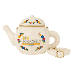 gilmore girls dragonfly inn figural teapot crossbody bag