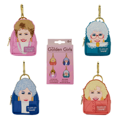 the golden girls mystery mini backpack keychain charm