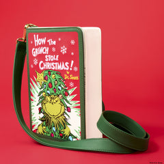 dr. seuss how the grinch stole christmas! holiday color-in crossbody bag