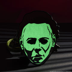 halloween michael myers mask glow crossbody bag