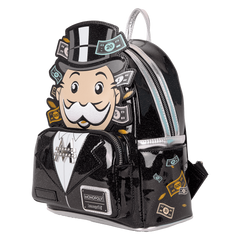 monopoly 90th anniversary pennybags glitter cosplay mini backpack
