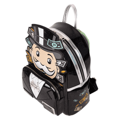 monopoly 90th anniversary pennybags glitter cosplay mini backpack