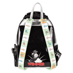 monopoly 90th anniversary pennybags glitter cosplay mini backpack