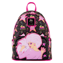 jem and the holograms glitter all-over print mini backpack