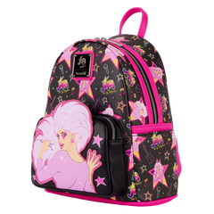 jem and the holograms glitter all-over print mini backpack